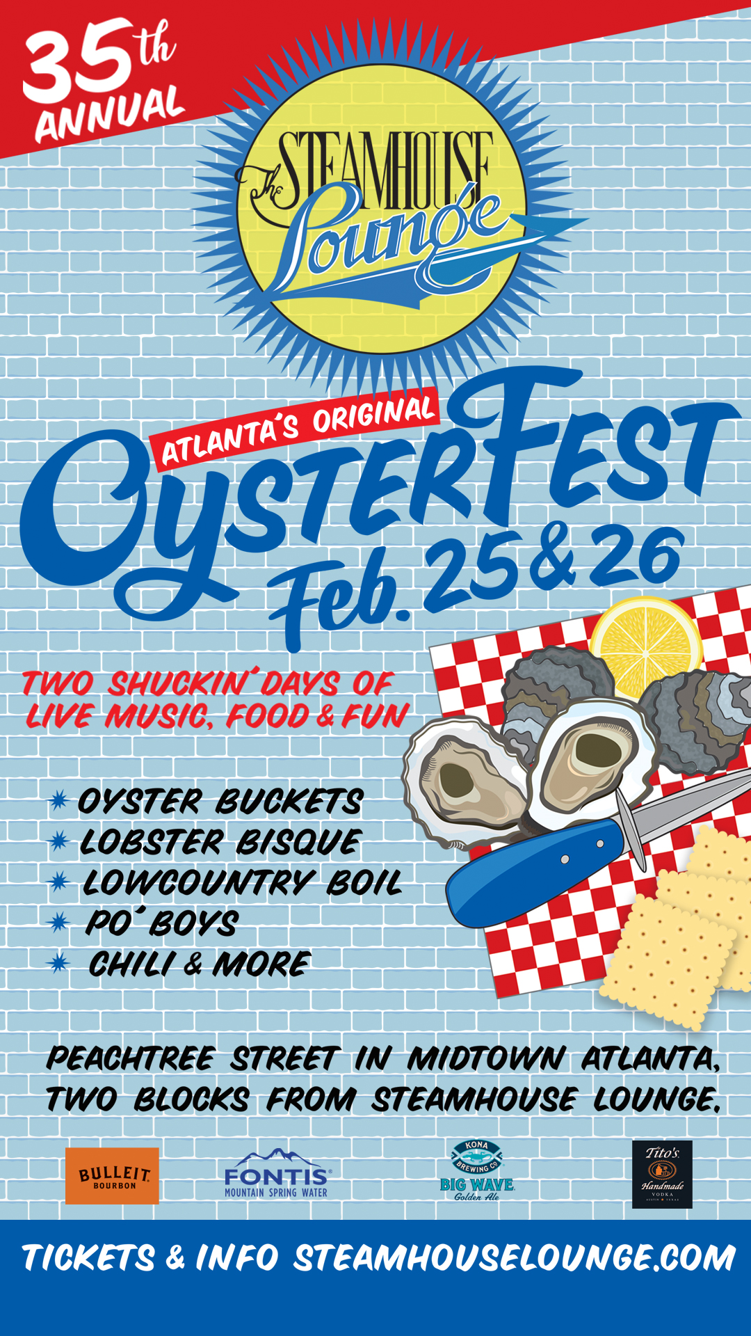 Oysterfest Steamhouse Lounge